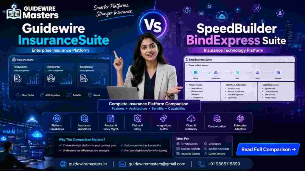 Guidewire InsuranceSuite vs. SpeedBuilder BindExpress Suite