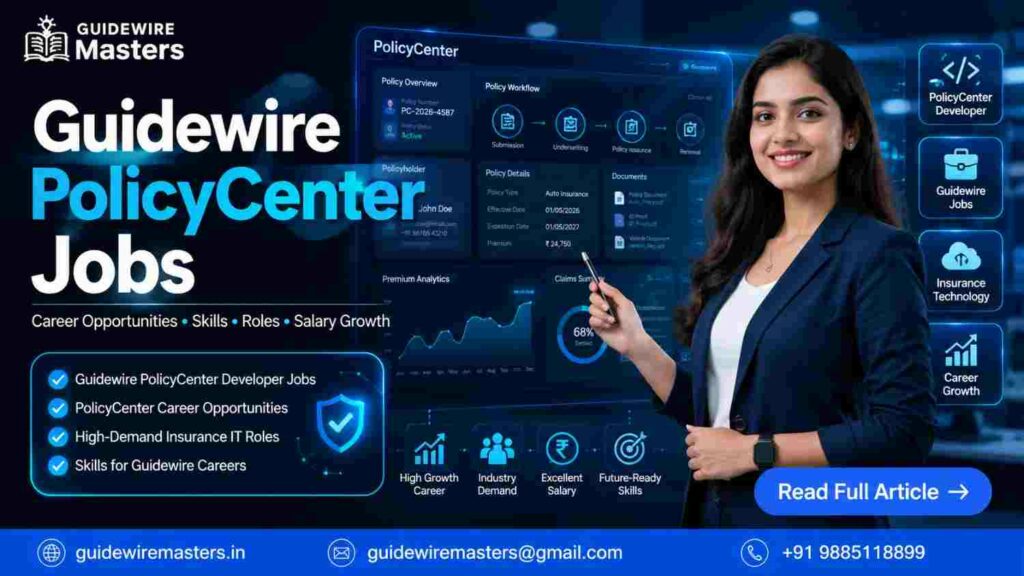 Guidewire PolicyCenter Jobs